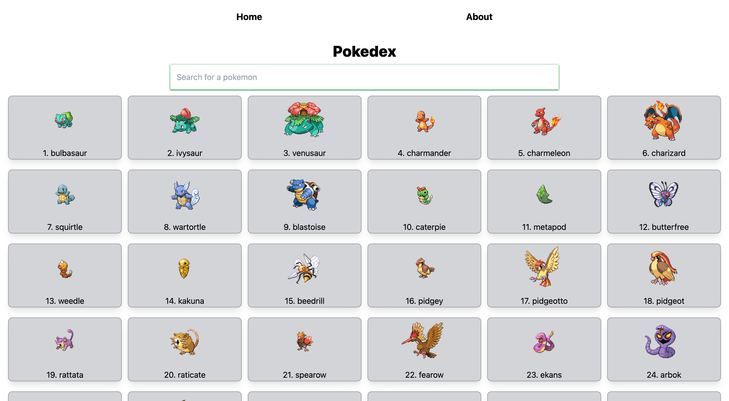 Sveltekit Pokedex