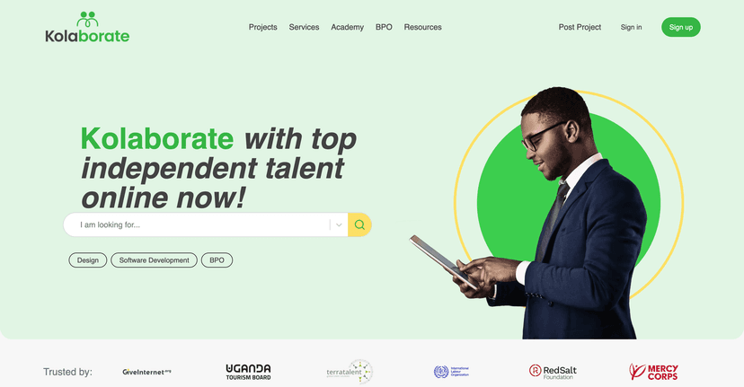 Kolaborate Platforms project screenshot